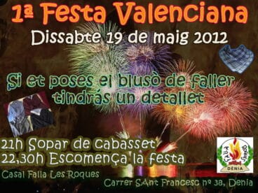 Fiesta Valenciana en la Falla Roques