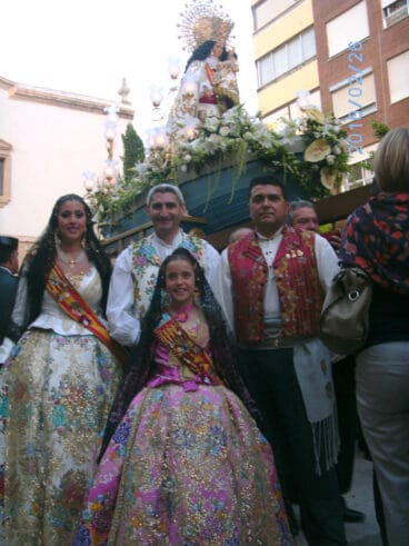 Procesión de la Virgen de los Desamparados en Dénia