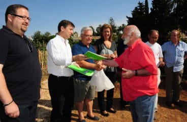 Sorteo de las parcelas de los huertos urbanos 01