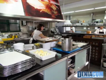 Trabajando en la cocina de Quique Dacosta