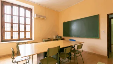 Aula de estudio en EDES