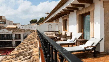 Habitaciones con balcón y vistas al mar