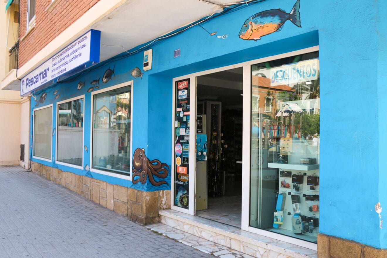Tienda de pesca y buceo Dénia -Pescamar