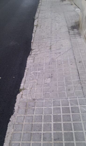 Acera de la calle San José