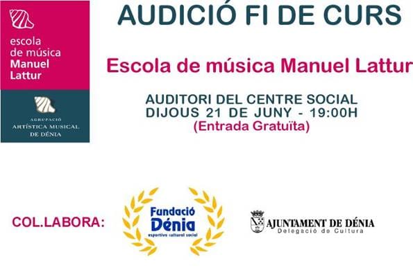 Audición de fin de curso de la Escuela de Música Manuel Lattur Audición de fin de curso de la Escuela de Música Manuel Lattur