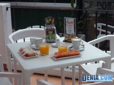 Dorian Gray Dénia, desayunos