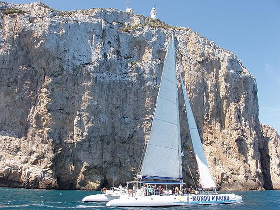 Dénia en Catamarán 7 Excursión en catamarán por las calas de la Costa Blanca