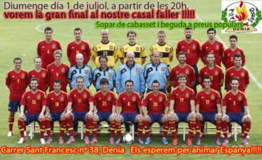 Final de la Eurocopa en el Casa de Les Roques