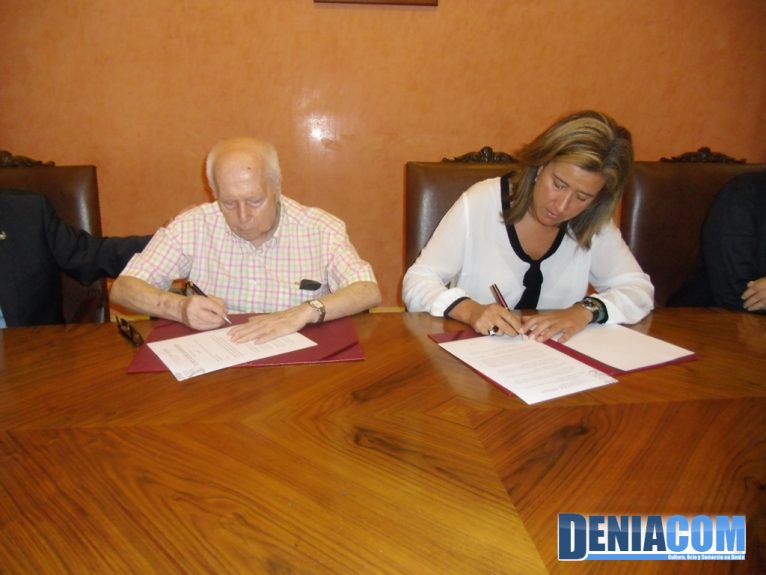 José María Morera y Ana Kringe firman en Dénia el convenio de donación de su legado