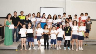 Teatro escolar de educación vial en Dénia