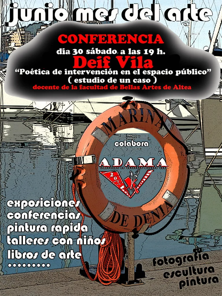 Última conferencia en el Mes del Arte de Marina de Dénia