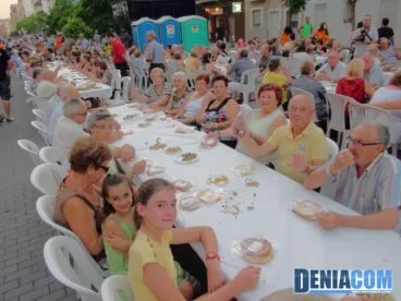 Cena con cocas en Dénia