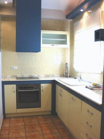 Cocina de los apartamentos El Pinaret Dénia