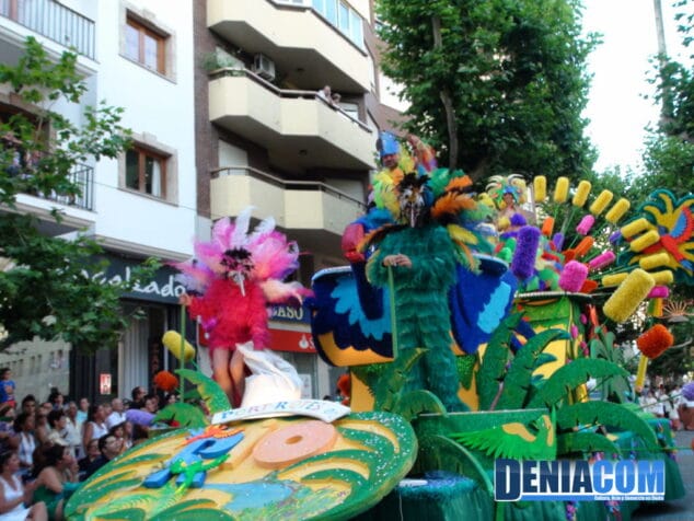 La Falla Port Rotes y su carroza Port Rotes en Río
