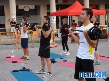 Participantes del Maratón deportivo solidario