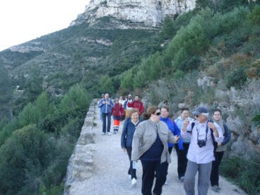 Paseos nocturnos por el camino horizontal del Montgó