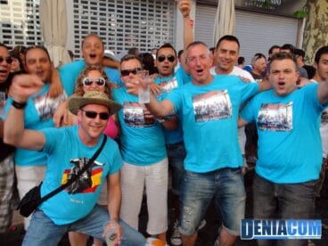 Peña Grupo San Andrés en la 1º entrada de bous 2012