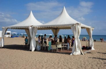 Presentación de los cursos de playa para discapacitados