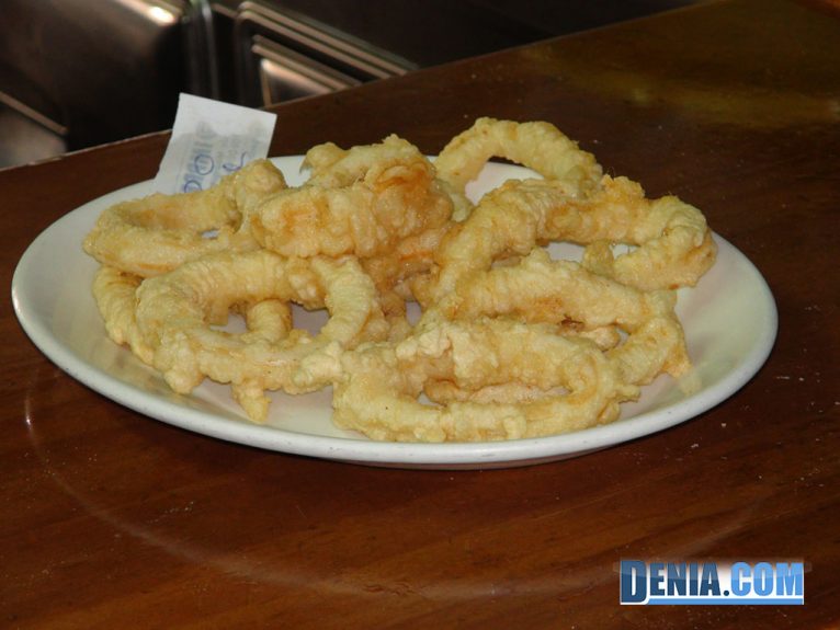 Restaurante Mena Dénia, Calamares