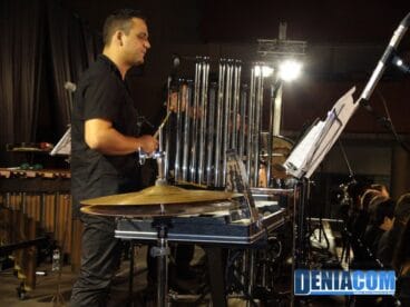 Sonido de láminas en el concierto de la Agrupación Artística Musical de Dénia
