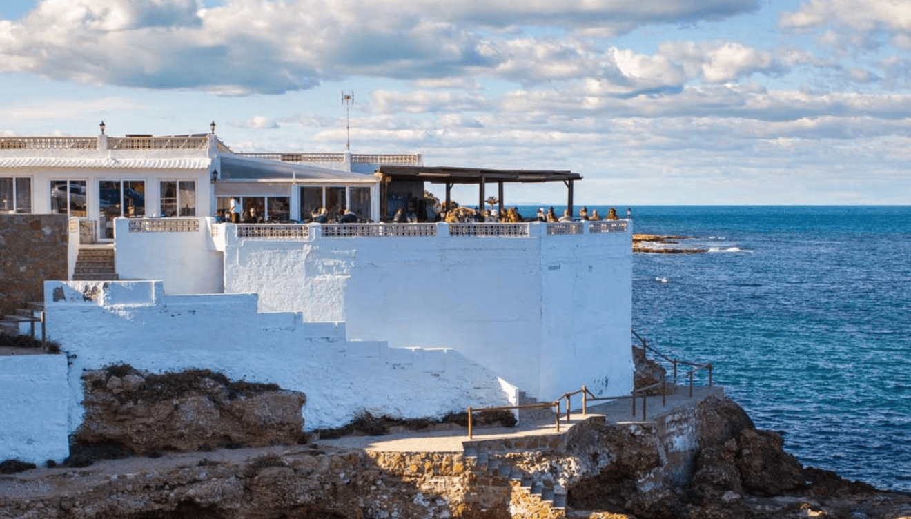 Fachada histórica del Restaurante Mena fundado en 1959