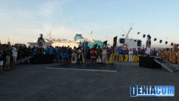 Acto del Desembarco de las fiestas de Moros y Cristianos Dénia 2012
