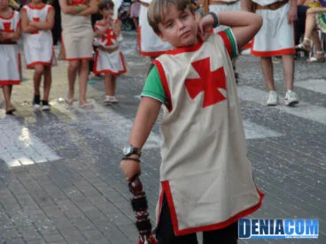 Cabo Infantil de la filà Templaris