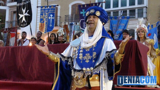 Embajador moro durante su disertación antes de la Firma de la Tregua