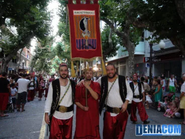 Estandarte de la filà Abencerrajes en el Desfile Infantil de los Moros y Cristianos Dénia 2012