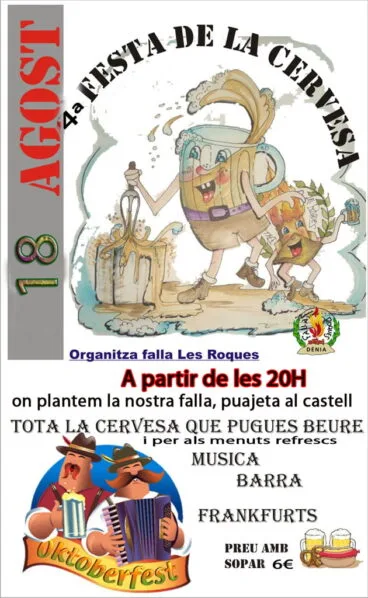 Fiesta de la Cerveza en la Falla Roques