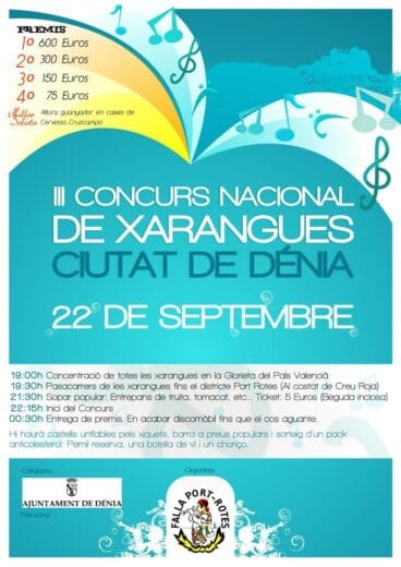 III Concurso Nacional de Charangas Ciutat de Dénia