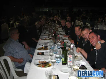 La filà Deniers en la Cena de Gala de la AMMICC