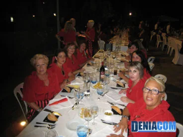 La filà Piratas Berberiscas en la Cena de Gala de la AMMICC