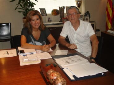 Reunión de la alcaldesa de Dénia y el nuevo directos de Salud Pública
