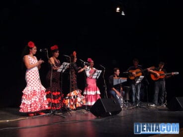 Grupo de flamenco Macandé en la Gala de Leo Montero