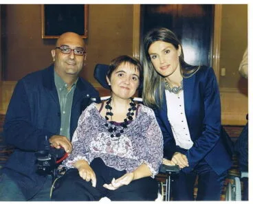 Leo Montero recibida por la Princesa Letizia