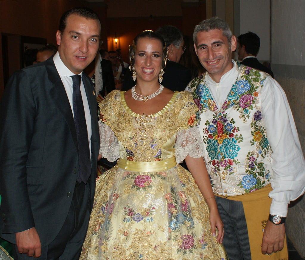 Marta Tabernero y Jaume Bertomeu con Quico Català