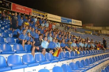 Viaje de la EMF de Dénia al Estadio Rico Pérez