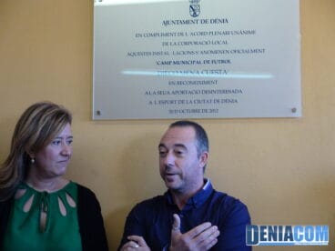 12 Palabras de Diego Mena en el homenaje del fútbol dianense a su padre