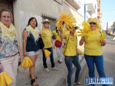 Animadoras durante el Lip Dub de la Falla Oeste