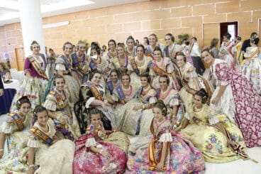 Despedida de las Falleras Mayores de la Comunitat en Gandia
