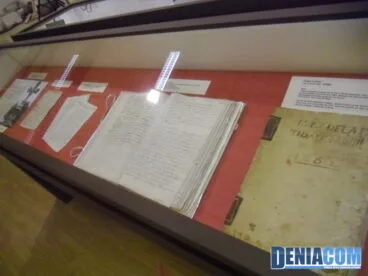 Documentos del S XVII en la exposición de 400 anys de ciutat de Dénia