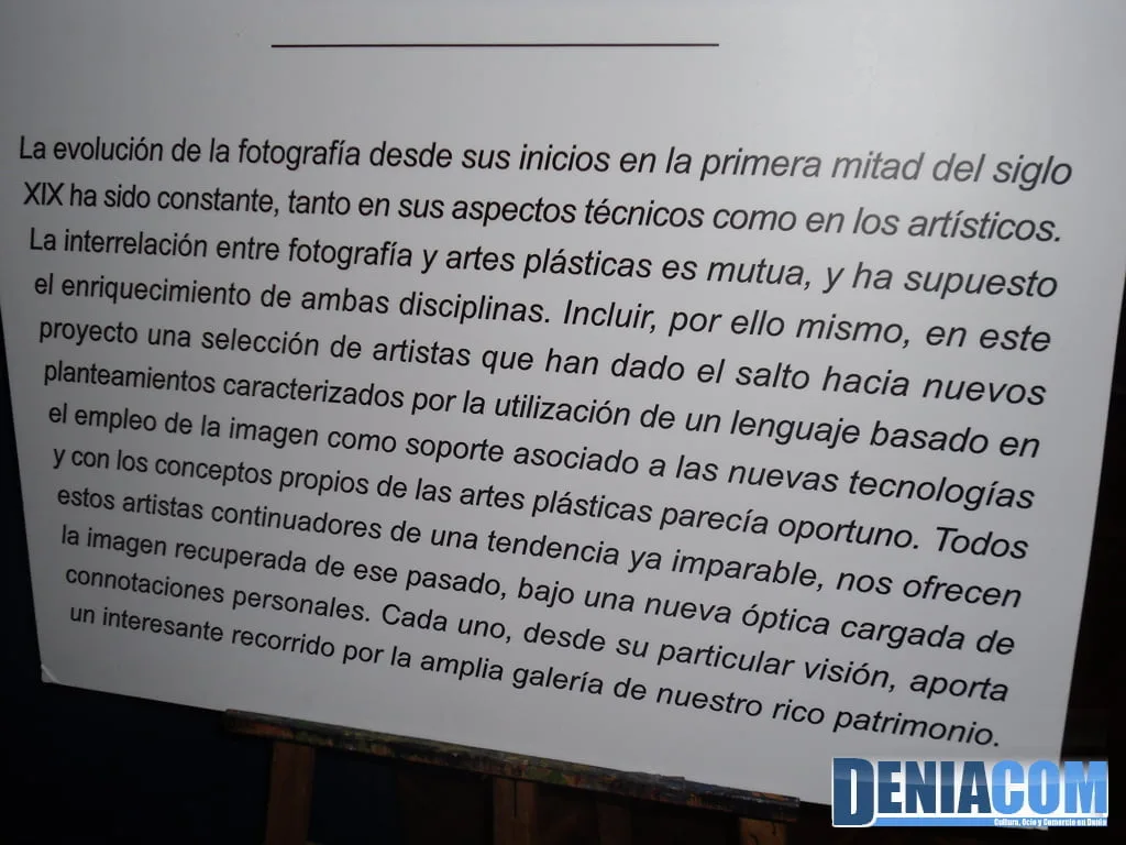 Explicación de la exposición Expressions del Patrimoni en Dénia