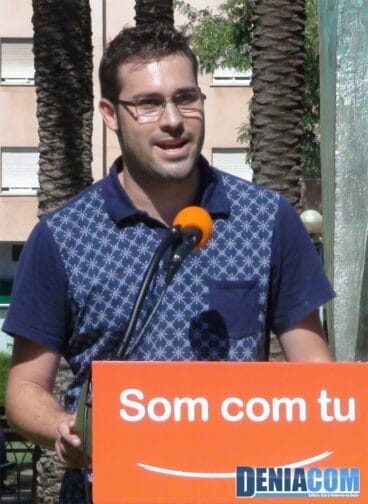 Gerdad Fullana en el acto del 9 d’octubre del BLOC