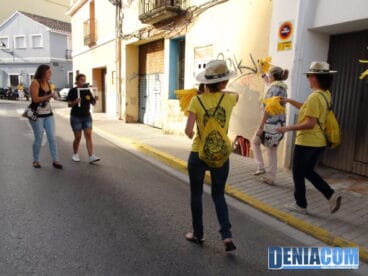 Grabación en Dénia del Lip Dub de la Falla Oeste