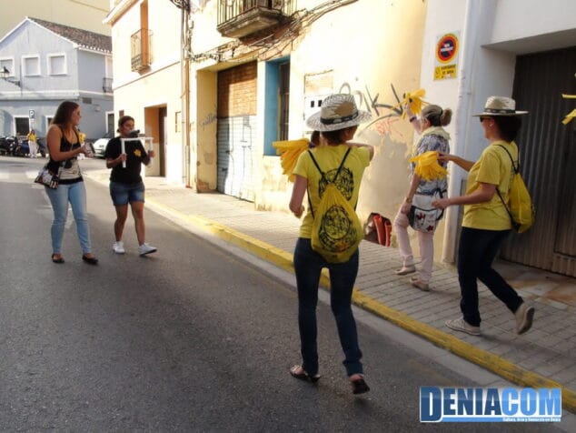 La Falla Oeste graba un videoclip para celebrar el Mig Any 2012-2013 4 Grabación en Dénia del Lip Dub de la Falla Oeste