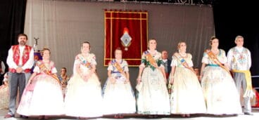 Las Falleras Mayores de Dénia 2012 se despiden de su año en Gandía