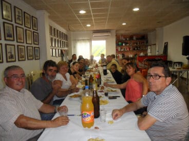 Llandeta de pescado en la Falla Roques