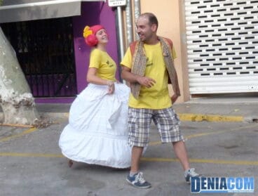Los cargos del Oeste 2013 durante la grabación del Lip Dub