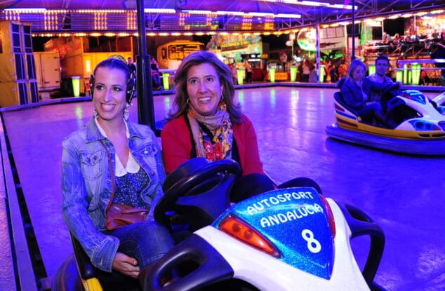 Marta Tabernero y Ana Kringe en la inauguración de la Feria de Dénia